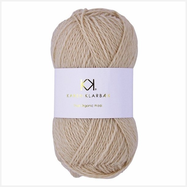 Karen Klarbk Pure Organic Wool - Beige 